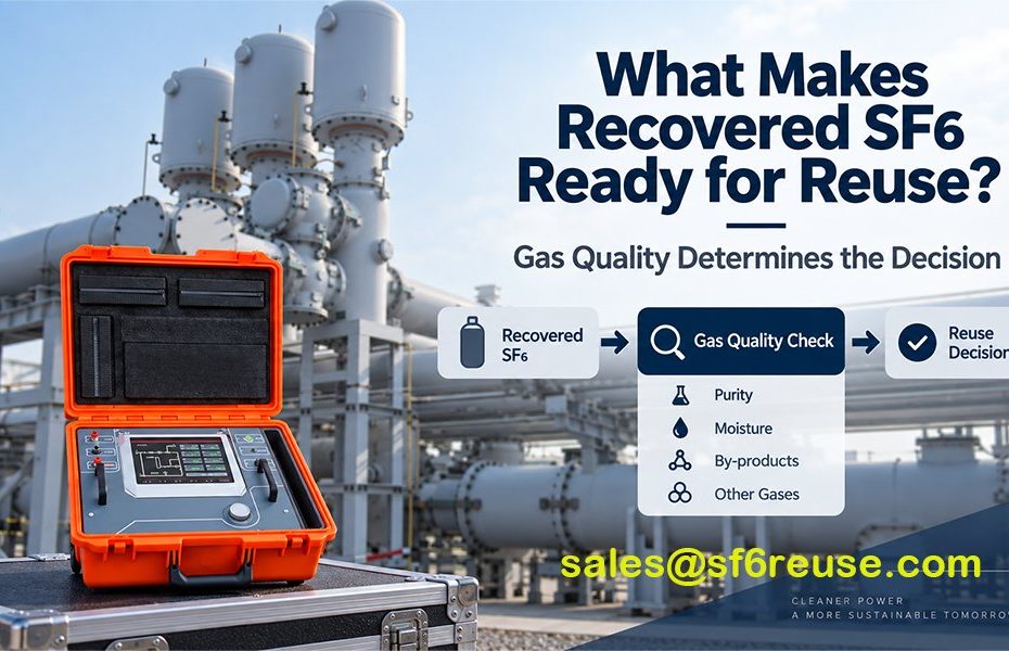 Verified Gas Quality Determines Whether Recovered SF6 Is Ready for Reuse